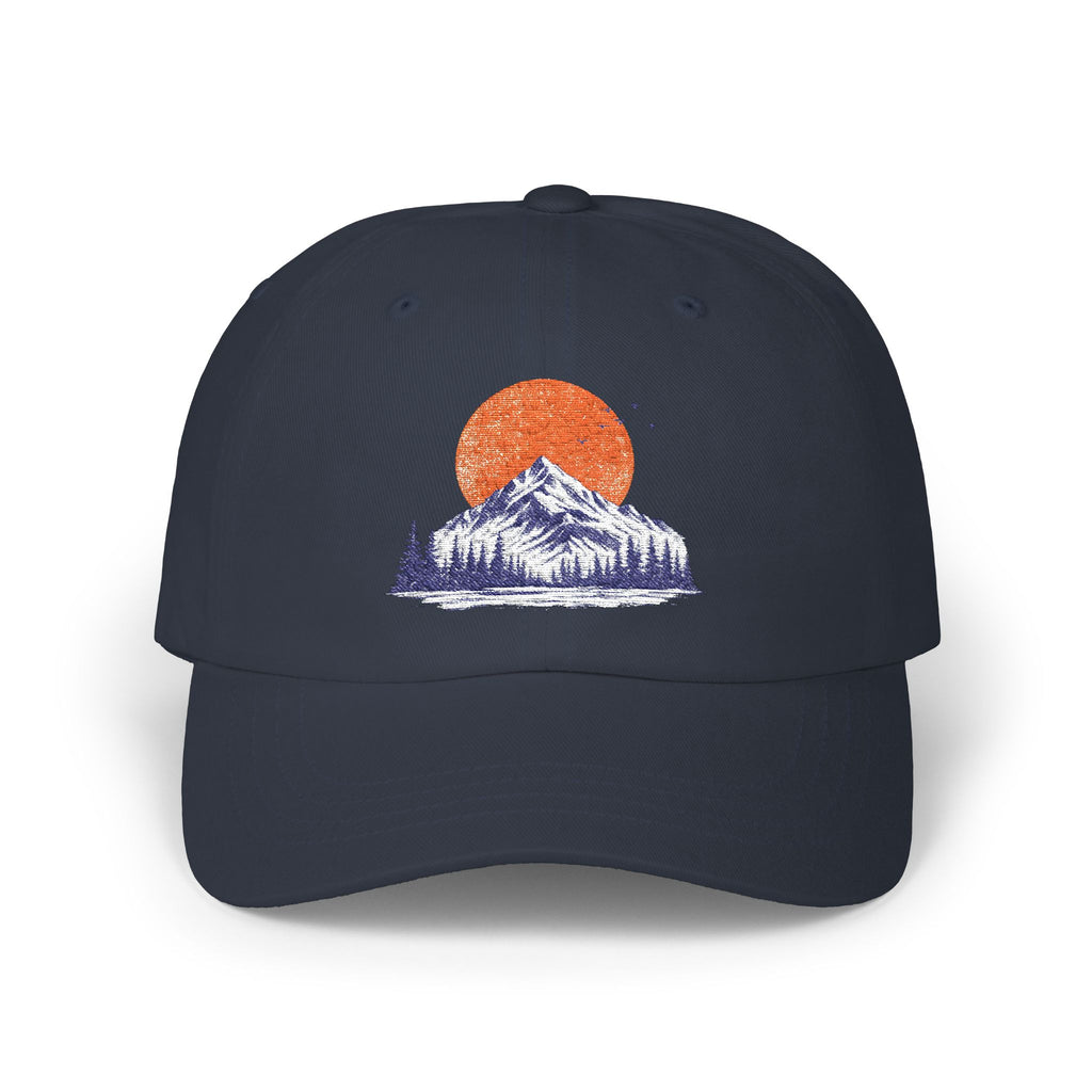 Dad Cap - Mountain Sunset Embroidered Baseball Hat
