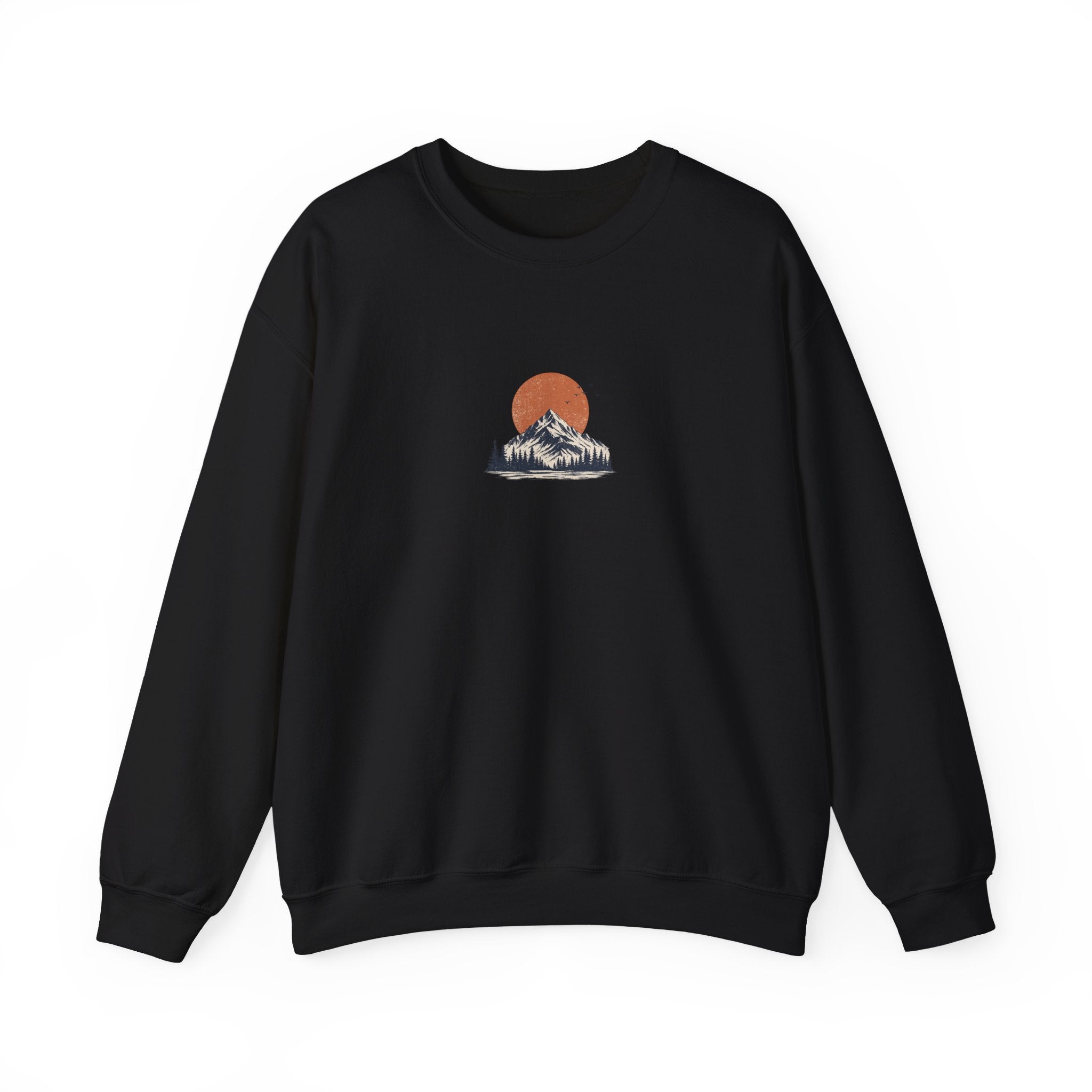 Wander Mountain Crewneck Sweatshirt — Vintage Sun & Peak Graphic