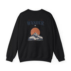Wander Mountain Crewneck Sweatshirt — Vintage Sun & Peak Graphic