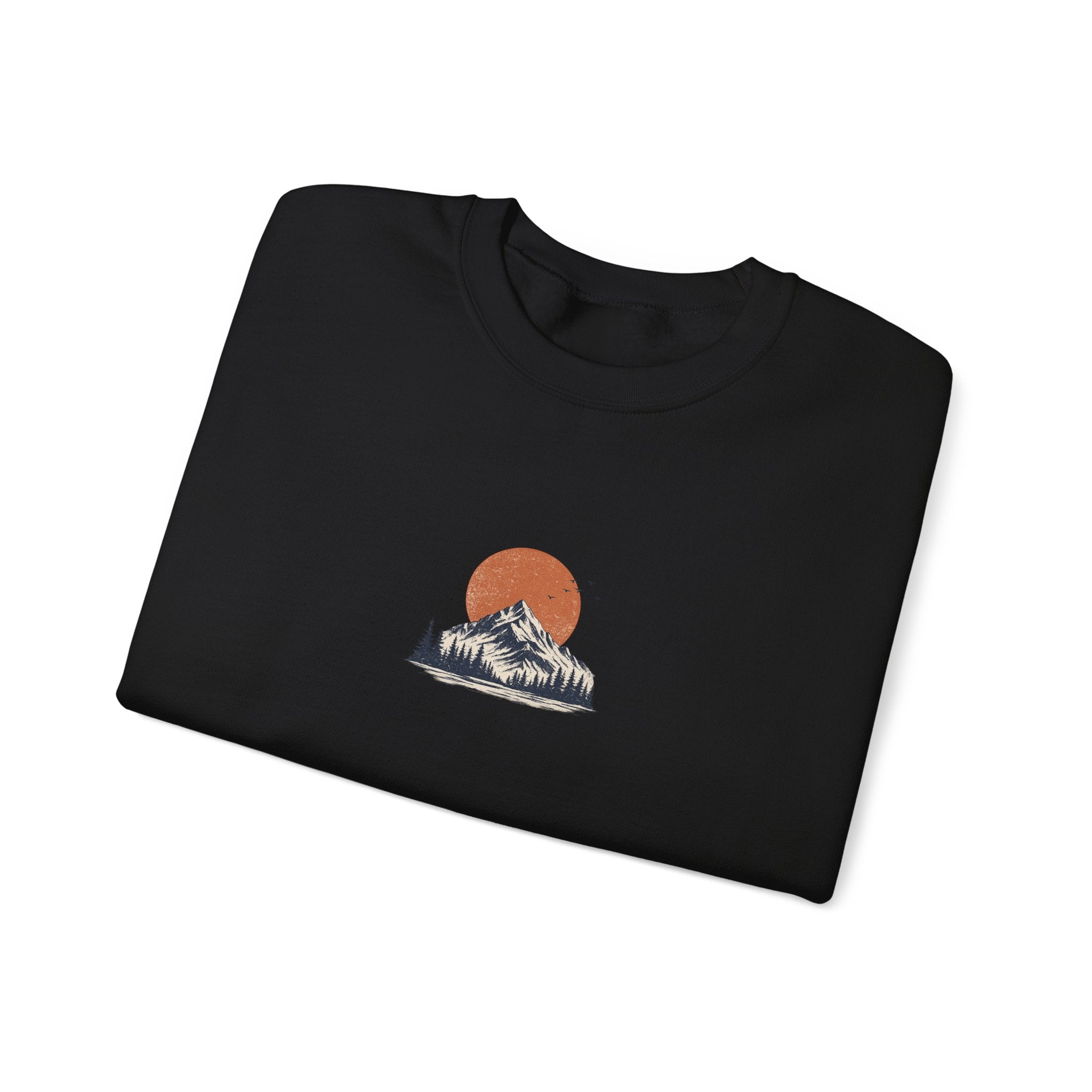 Wander Mountain Crewneck Sweatshirt — Vintage Sun & Peak Graphic