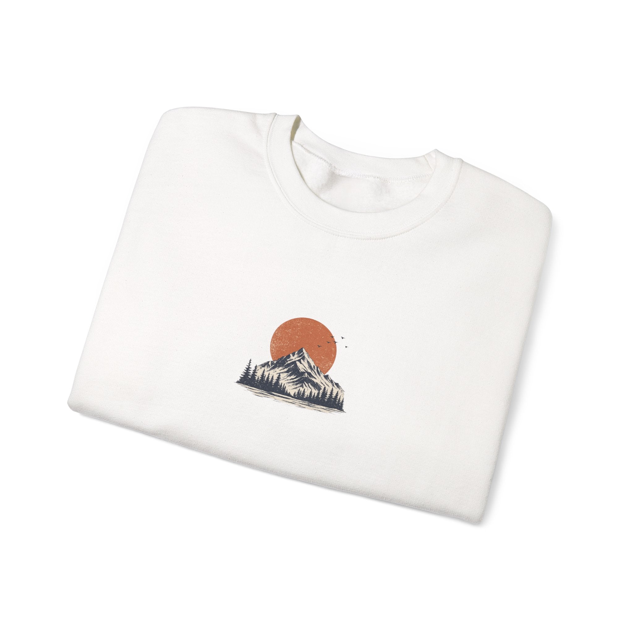 Wander Mountain Crewneck Sweatshirt — Vintage Sun & Peak Graphic