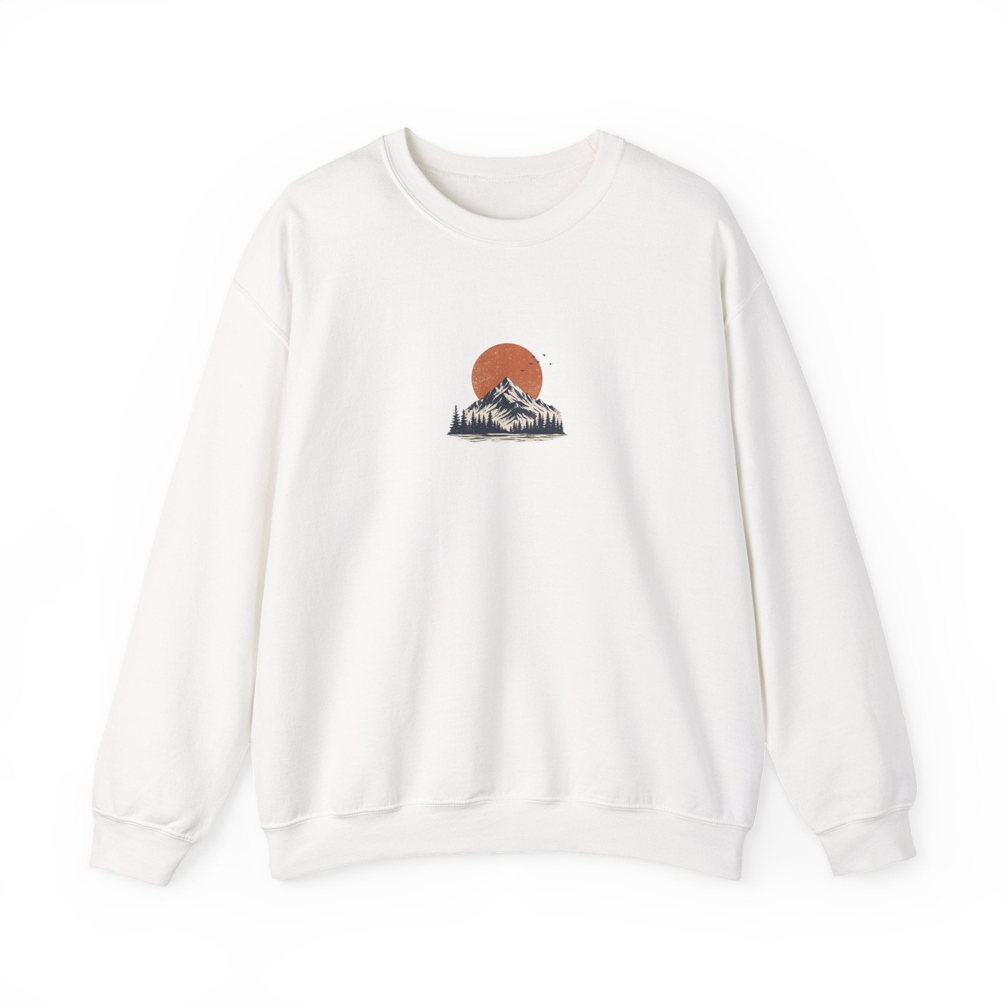 Wander Mountain Crewneck Sweatshirt — Vintage Sun & Peak Graphic