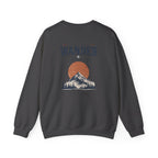 Wander Mountain Crewneck Sweatshirt — Vintage Sun & Peak Graphic