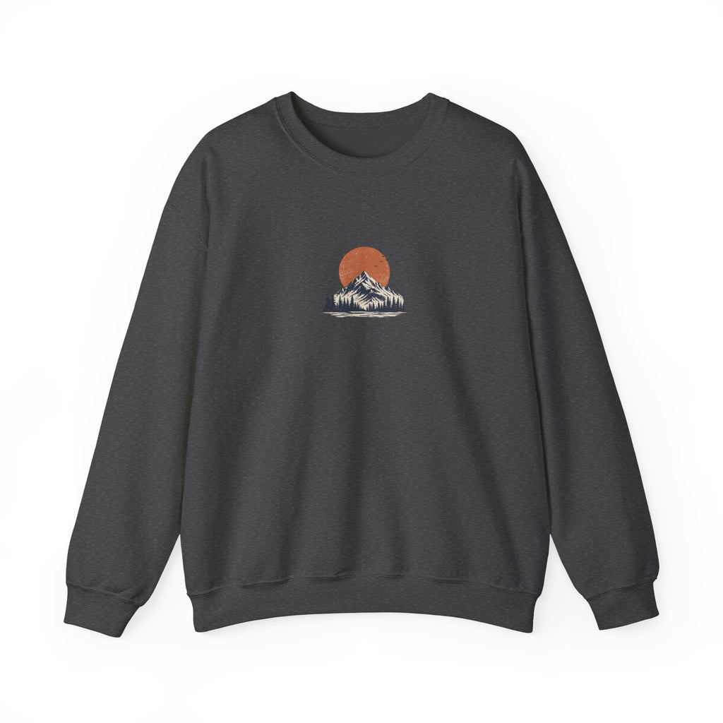 Wander Mountain Crewneck Sweatshirt — Vintage Sun & Peak Graphic