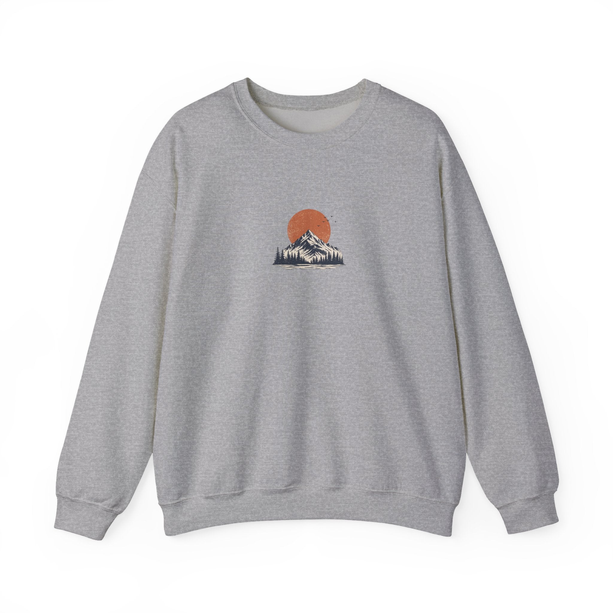 Wander Mountain Crewneck Sweatshirt — Vintage Sun & Peak Graphic
